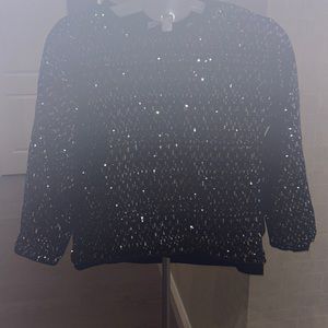 Worn Zara sequins sweater